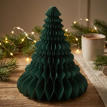 Vánoční dekorace Vánoční papírový stromeček ALTOM DESIGN 32 cm zelený