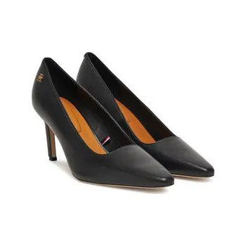 Dámské lodičky Lodičky Tommy Hilfiger Logo Pump Slanted Hl FW0FW08993 Černá 36