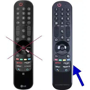 Dálkový ovladač pro LG náhrada za AN-MR23 Magic
