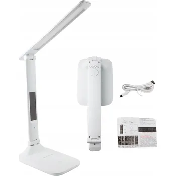 Lampička LED Stolní lampa na psací stůl s displejem, hodinami a datem