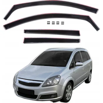 Plexi ofuk oken J&J Automotive | Deflektor / Ofuky oken pro Opel Zafira B 5D 2005-2011 4ks