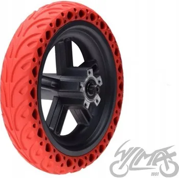 Motorová koloběžka ZADNÍ KOLO S PNEUMATIKA ČERVENÉ PRO KOLOBĚŽKU XIAOMI M365 PRO, ROZMĚR 8,5x2