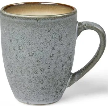 Hrnek 300 ml, šedá / krémová, kamenina, Bitz - doprava zdarma od 2999 Kč