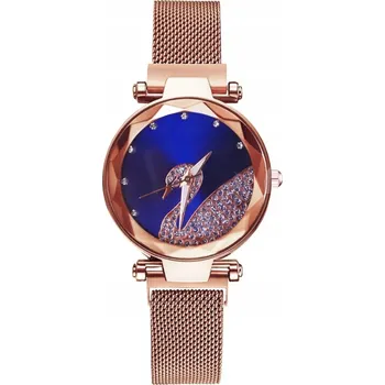 Hodinky Hodinky Elina - Zlatá/Modrá KP-33559