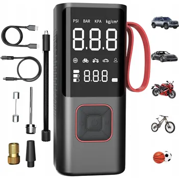 pumpička AKUMULÁTOROVÁ PUMPA NA PNEUMATIKY ELEKTRICKÁ VZDUCHOVÁ PUMPA 7500MAH PRO AUTO