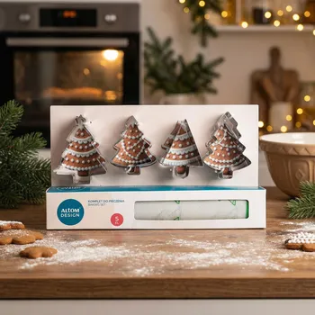 Vánoční dekorace Sada na pečení vánoční ALTOM DESIGN 5 ks