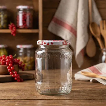 Skleněné zavařovací sklenice s víčky ALTOM DESIGN 720 ml 6 ks