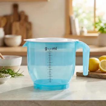 Mixovací džbán s víkem a odměrkou MOXOM 2 l tyrkysový