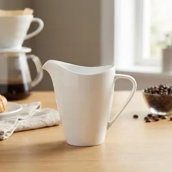 Konvička na mléko Porcelánová mléčenka MARIAPAULA MODERNA 250 ml bílá