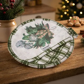 Chňapka Bavlněná kuchyňská chňapka ALTOM DESIGN ŚWIĄTECZNE DRZEWKO 18 cm