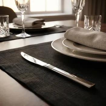 Příbor Jídelní nůž GERPOL APOLLO stříbrný lesk