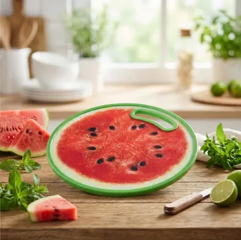 Kuchyňské prkénko Krájecí deska kulatá ALTOM DESIGN TROPICANA ARBUZ 30 cm