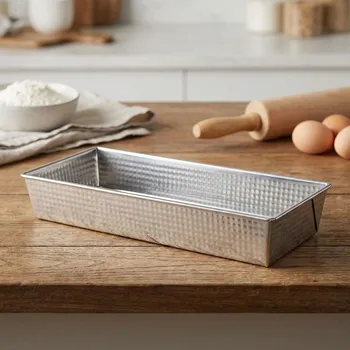 Plech na pečení Obdélníková forma na pečení ALTOM DESIGN 40 × 25 cm stříbrná