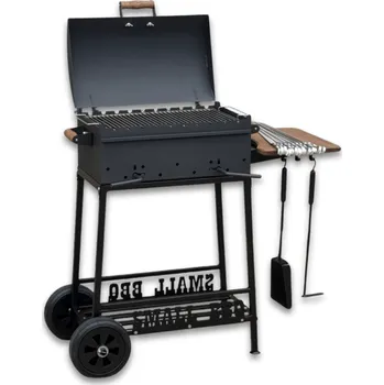 Zahradní gril SMALL BBQ špízový gril na dřevo 50cm Kalme