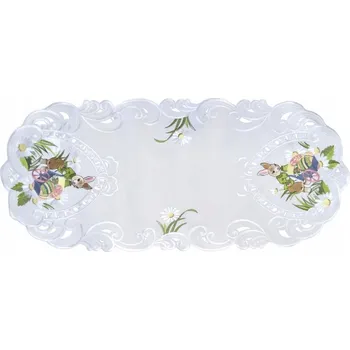 ubrus Ubrus běhoun Velikonoce - 40x130 cm Zajíček vajíčka kraslice svátky