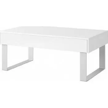 Konferenční stolek Konferenční stolek Veneti obdélníkový 110 x 64 x 45 cm bílý