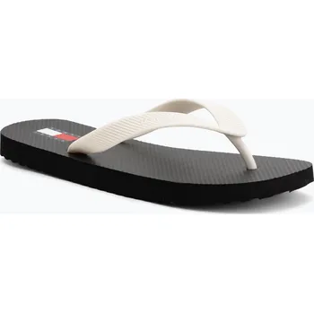 Dámská obuv Dámské žabky Tommy Jeans Logo Summer black/ecru