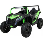 Mamido Dětské elektrické autíčko Buggy UTV Strong 24V nafukovací kola zelené