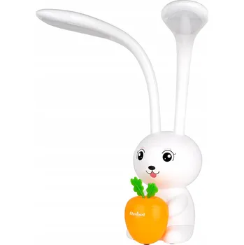 Lampička LED Stolní lampička KRÁLÍK pro děti, 3 barvy světla, regulace Rebel