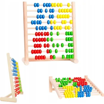 Dřevěná hračka Dřevěné Počítadlo 100 korálků Bajo 2+