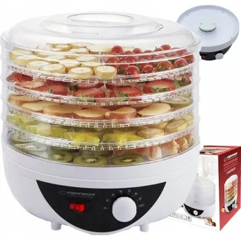 Sušička potravin Sušička potravin Esperanza Chanterelles 250 W, 5 sít, bílá