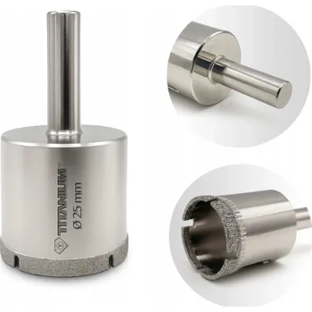 Vrták Titanový diamantový Vrták WGD2501001 na dlaždice o průměru 25 mm