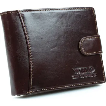 Peněženka WILD Pánská kožená peněženka 5503 hnědá