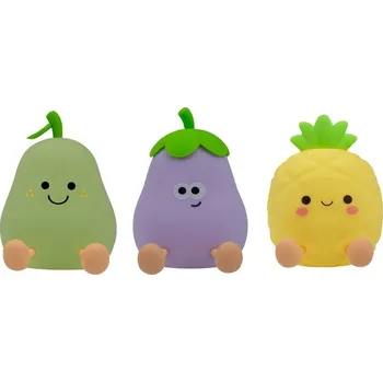 Noční světlo MARY'S RGB LED Night Lamp Fruit Crew Set