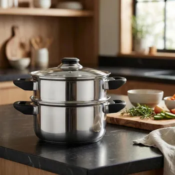 Hrnec Nerezové napařovací hrnce ALTOM DESIGN EMILIO 18 cm