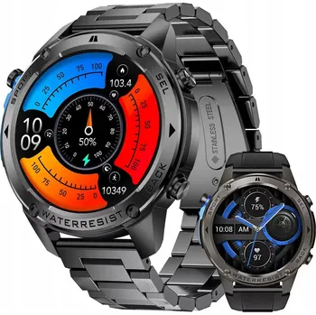 Hodinky CHYTRÉ HODINKY PÁNSKÉ HODINKY GPS VODĚODOLNÉ IP69K MENU PL HOVORY AMOLED SPORT