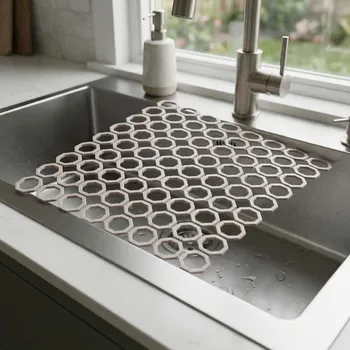 podložka do dřezu Elastická mřížka do dřezu ALTOM DESIGN 27,5 cm taupe