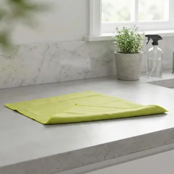 Utěrka Utěrka z mikrovlákna na mytí skel a oken CAVALLO 40 × 30 cm zelená