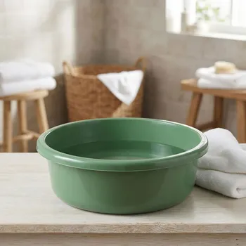 Koš na prádlo Plastová mísa na praní ALTOM DESIGN 13,5 l zelená