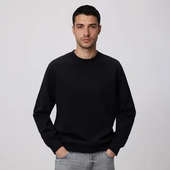 Pánská mikina Reserved - Mikina regular z bavlny - černý - 516EF-99X - 516EF-99X-XL