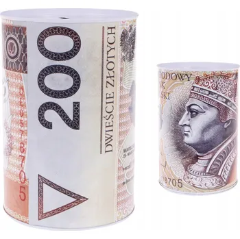 Pokladnička POKLADNIČKA PLECHOVÁ NA PENÍZE A BANKOVKY