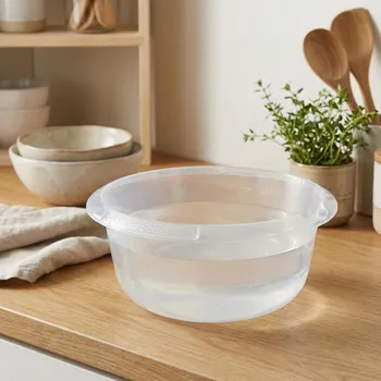 Plastová miska s výlevkou a odměrkou KEEEPER 1,5 l průhledná