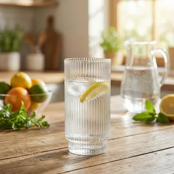 Sklenice Rýhovaná sklenice ALTOM DESIGN SELENA 450 ml