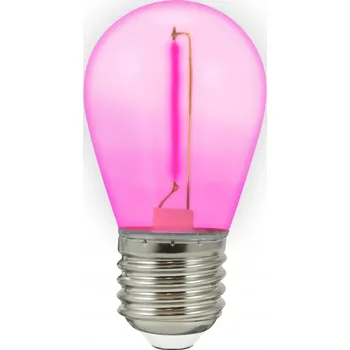 Žárovka 2x Růžové LED žárovky do girland 0,3W GOLDLUX