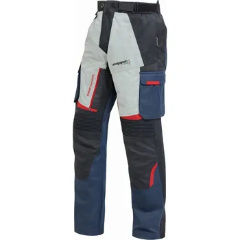 Sportovní oblečení Kalhoty moto pánské ENZO textilní modré/červené 3XL