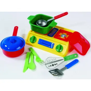 plyšák Vařič + nádobí