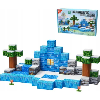 ostatní stavebnice Stavebnice 144 dílků + 4 figurky 3D konstrukční sada bloků