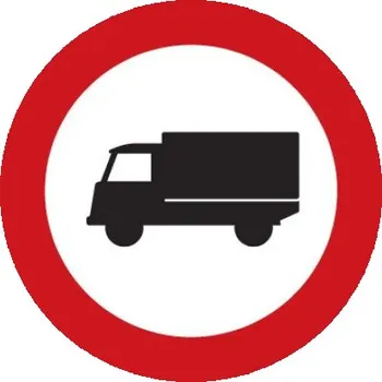 Dopravní značení Dopravní značka B4 - Zákaz vjezdu nákladních automobilů