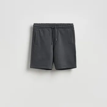 Reserved - Teplákové šortky regular fit - tmavě šedá - 327EF-90X - 327EF-90X-L