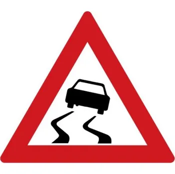 Dopravní značení Dopravní značka A8 - Nebezpečí smyku