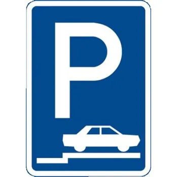Dopravní značení Dopravní značka IP11d - Parkoviště (stání na chodníku kolmé nebo šikmé)