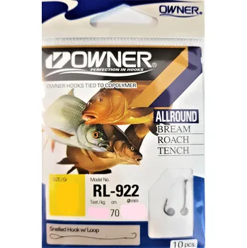 Rybářský háček HÁČKY OWNER RL922 PIN S NÁVAZCEM vel