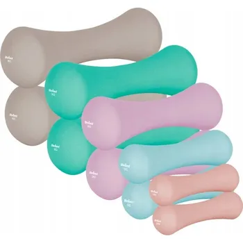 Neoprenové litinové činky sada 21 kg pro cvičení a fitness trénink Rebel