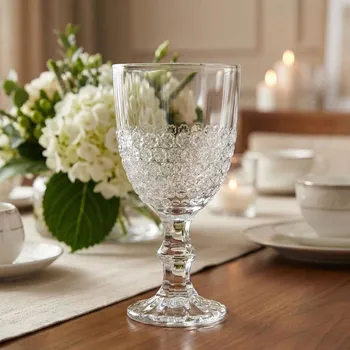 Sklenice Sklenice na stopce ALTOM DESIGN BLOOM 340 ml