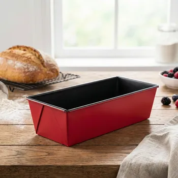 Forma na pečení Forma na biskupský chlebíček s nepřilnavým povrchem ALTOM DESIGN 25 cm červená