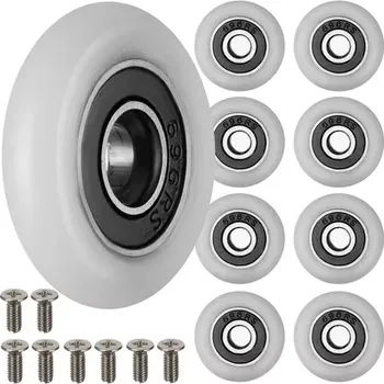 Sprchové dveře Kolečka pro posuvné dveře sprchových koutů 23 x 6 mm – 8 ks